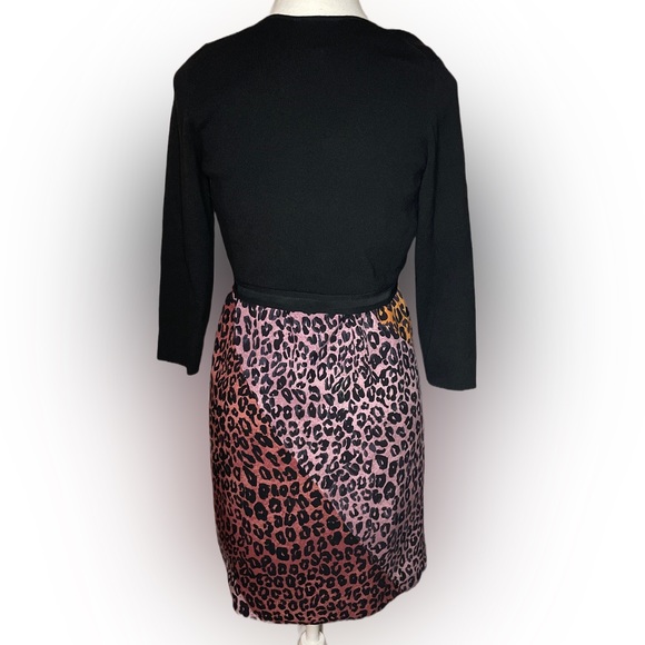 **HP** Maeve Anthropology Wynn Tunic Animal Print Color Block Dress - Picture 6 of 10